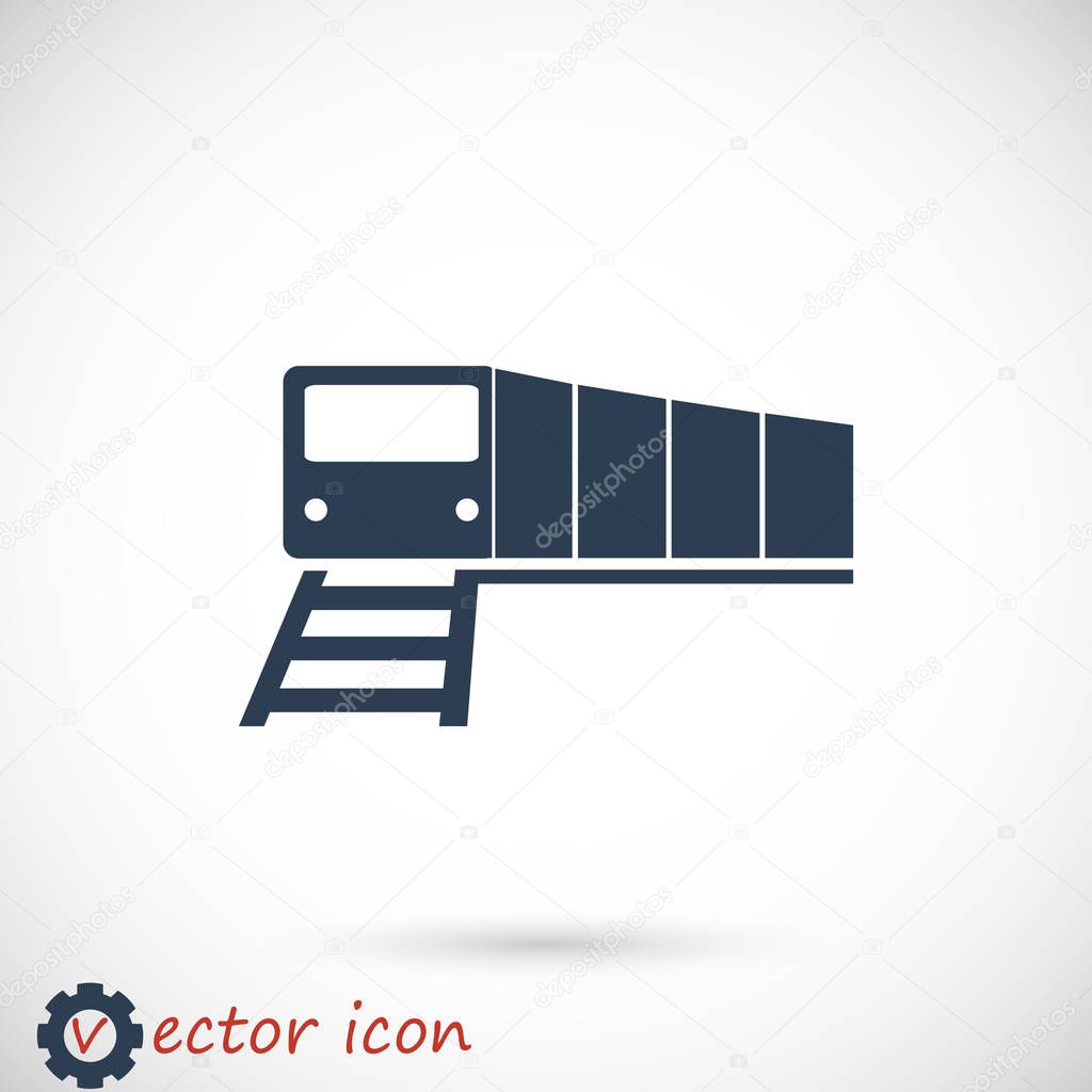 illustration of train icon