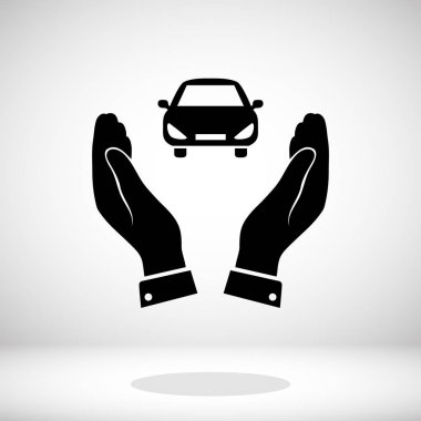 Araç simgesine illüstrasyon