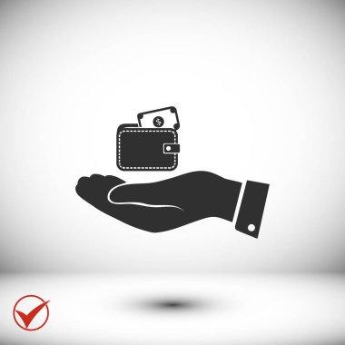 M-cüzdan'el simgesi