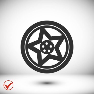 tekerlek disk simgesi