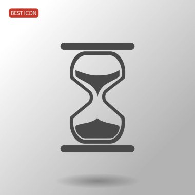 Siyah kum saati simgesi