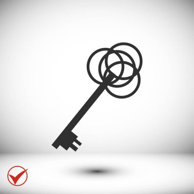 Anahtar ikonu tasarımı