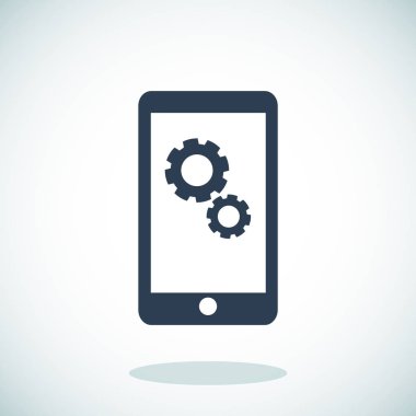 Akıllı Telefon Düz Simgesi