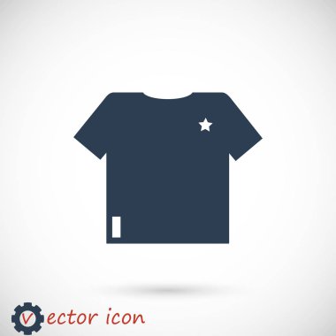 t-shirt simgesi çizimi