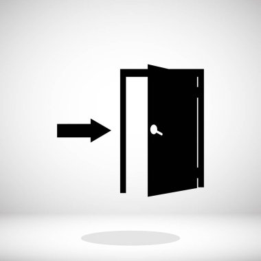 açık kapı simgesi