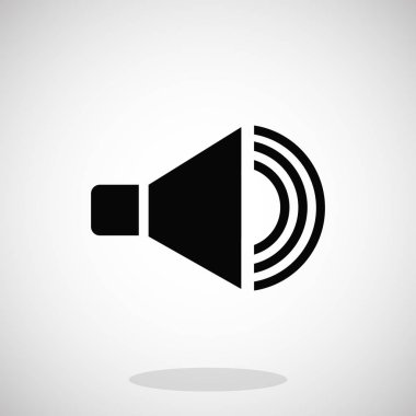 siyah hoparlör simgesi