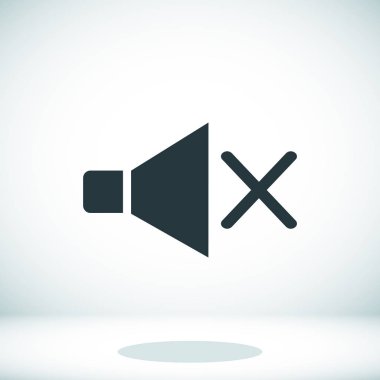 siyah hoparlör simgesi