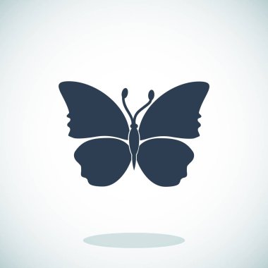 siyah kelebek simgesi