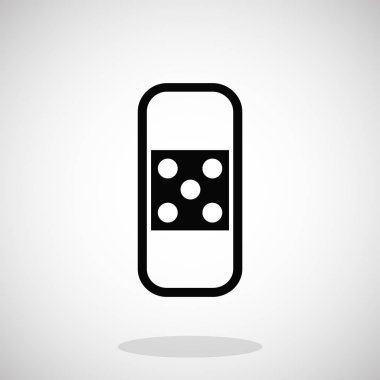 Bandaj düz simgesi,