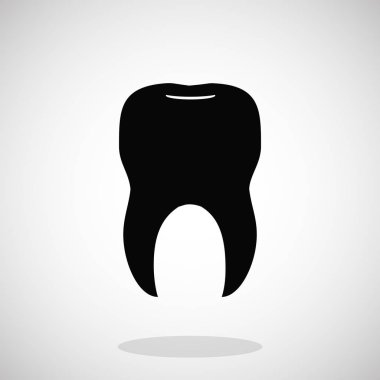 Siyah diş simgesi