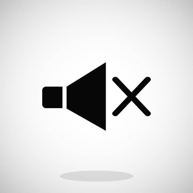 siyah hoparlör simgesi