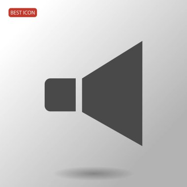 siyah hoparlör simgesi