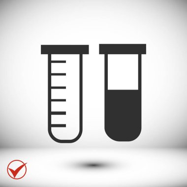 Laboratuvar tüpleri simgesi