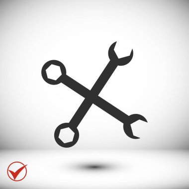 onarım düz simgesi