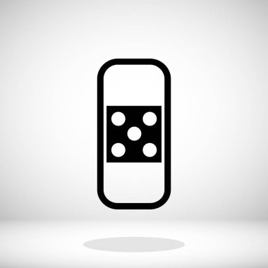 Bandaj düz simgesi,