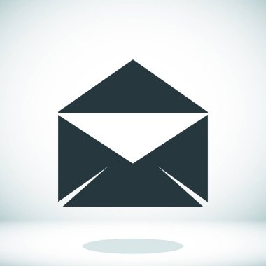 zarf simgesi illüstrasyon