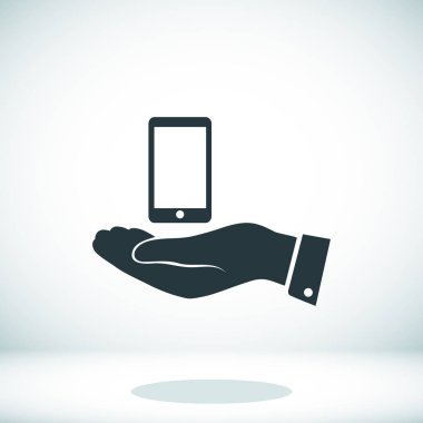 el ile hareket eden telefon