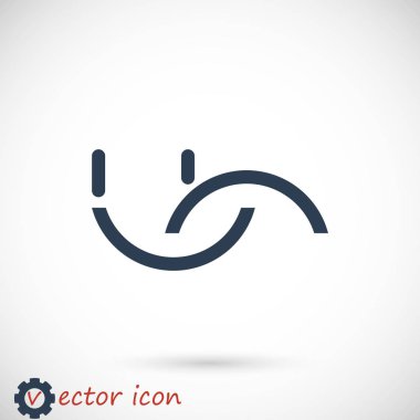 Siyah gülümseme simgesi