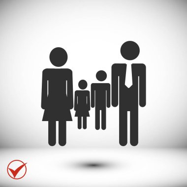 Aile siyah simgesi