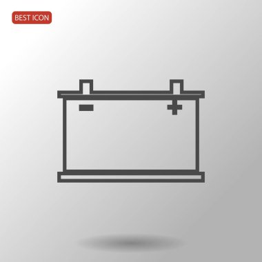 Pil simgesi illüstrasyon