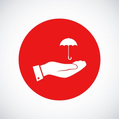 El simgesi olan şemsiye