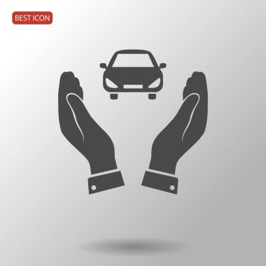 Araç simgesine illüstrasyon