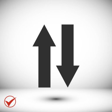 düz ok simgesi