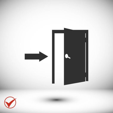 açık kapı simgesi