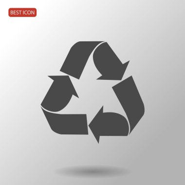 geri dönüşüm işareti simgesi