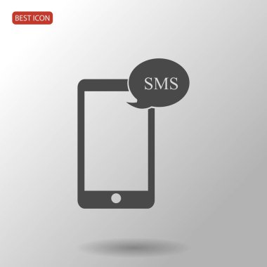 Cep telefonu sms simgesi