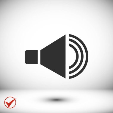 siyah hoparlör simgesi