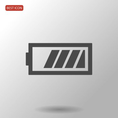 Pil simgesi illüstrasyon