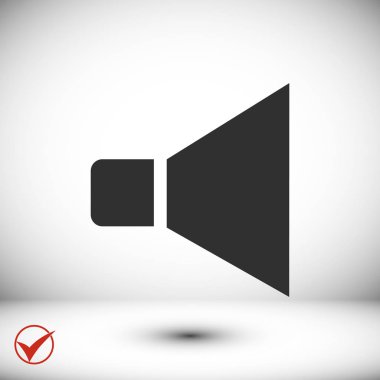 siyah hoparlör simgesi