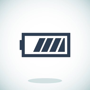 Pil simgesi illüstrasyon