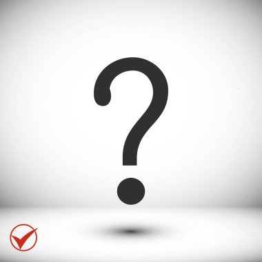 Soru işareti simgesi simgesi