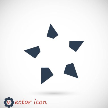 Siyah yıldız simgesi