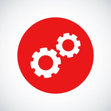 dişli simgesini illüstrasyon