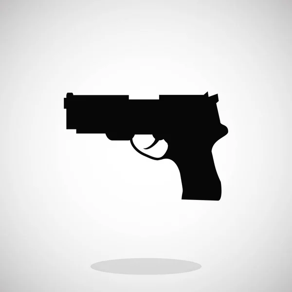 Ploché ikony zbraní — Stockový vektor