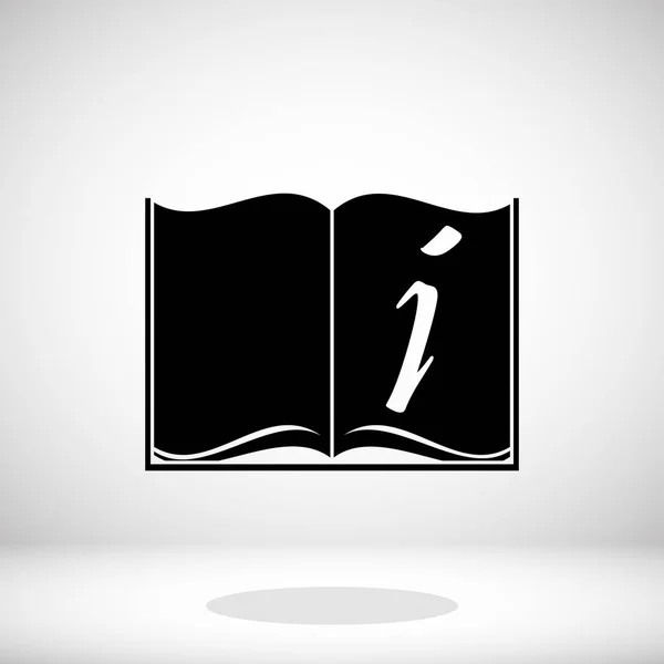 Ícone de livro aberto — Vetor de Stock