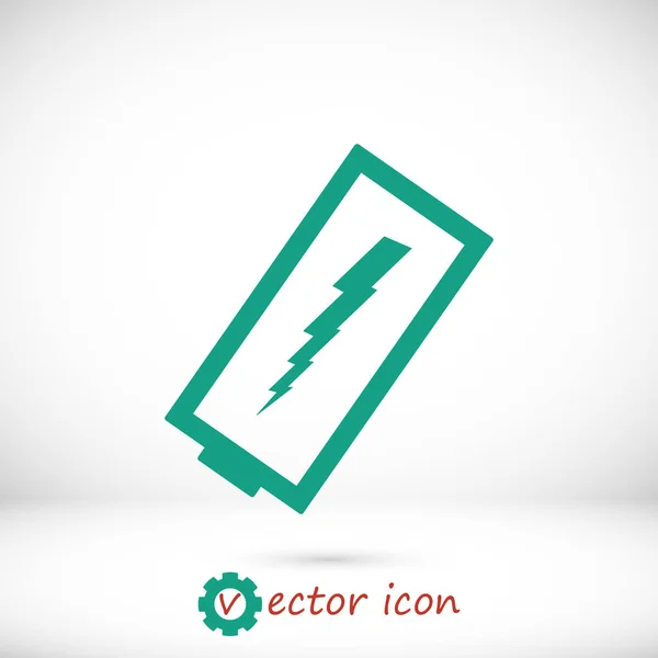 Ilustración del icono de batería — Vector de stock