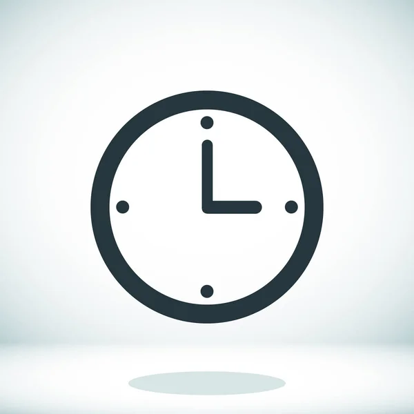 Reloj Icono Ilustración — Vector de stock