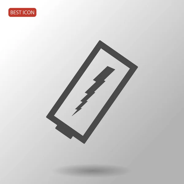 Batterij pictogram illustratie — Stockvector