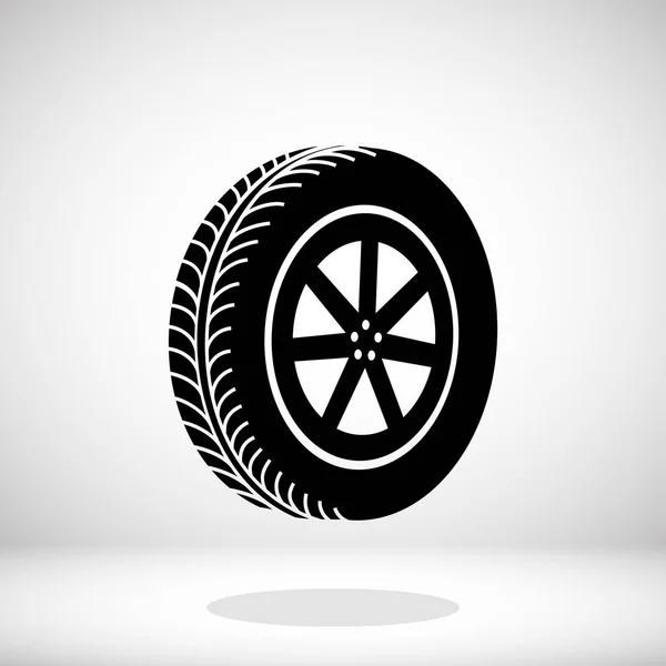Icono de disco de rueda — Vector de stock