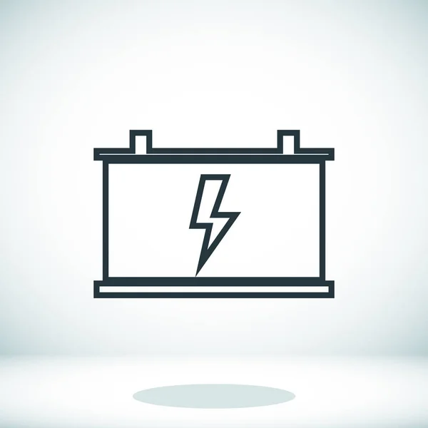 Car battery icon — Stock Vector