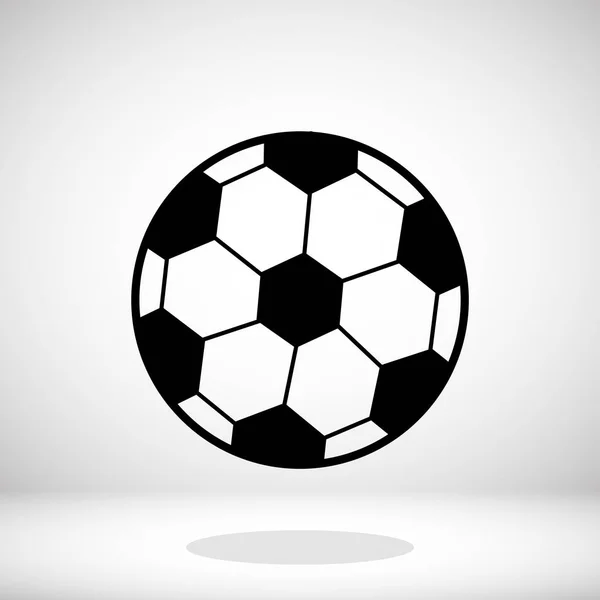 Icône de ballon de football — Image vectorielle