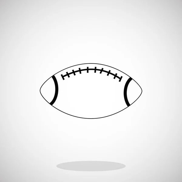 Ikonu symbolu Rugby — Stockový vektor
