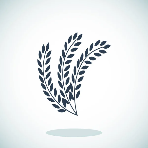 Illustration de l'icône du blé — Image vectorielle