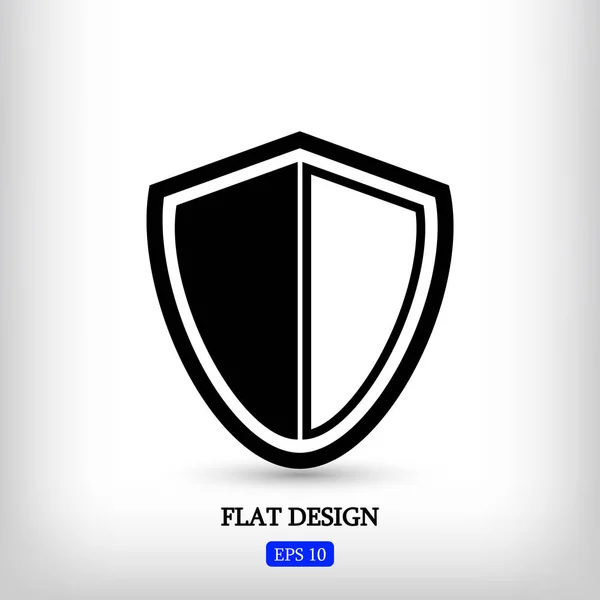 Shield icon  illustration — Stock Vector