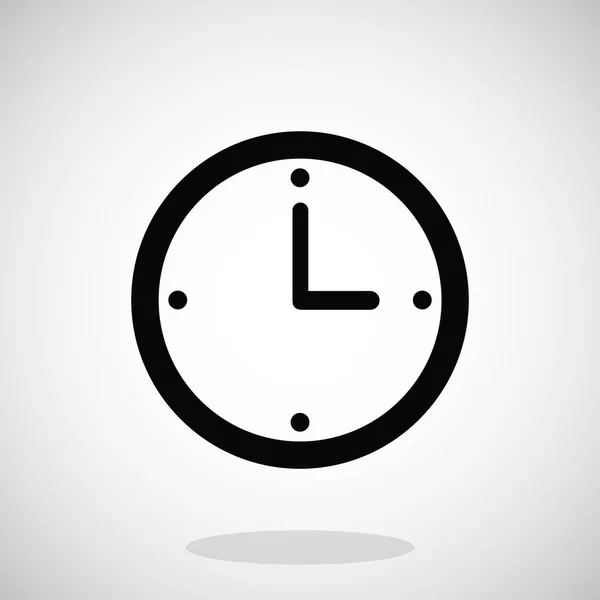 Reloj Icono Ilustración — Vector de stock