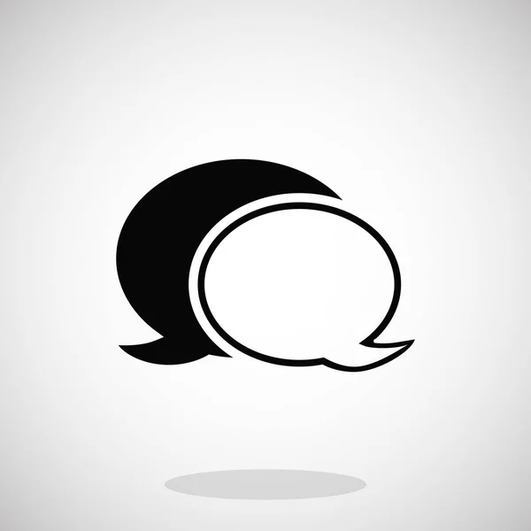 Signo de chat icono — Vector de stock